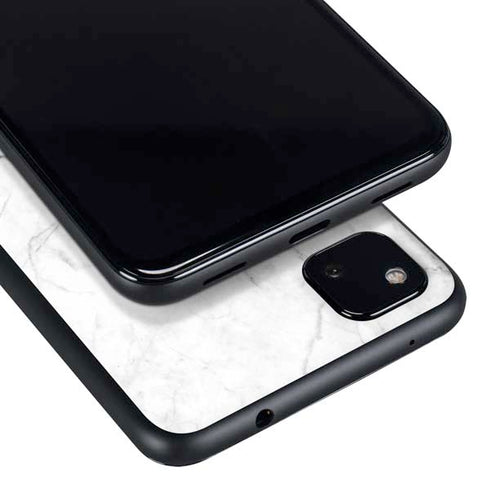 White Marble Google Pixel 4a Skin